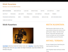 Tablet Screenshot of mistiknusantara.com